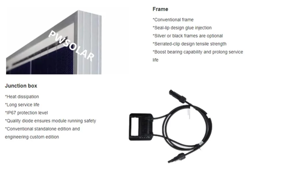 Chinese PV Manufacturer 375W Double Glass Mono Solar Panel, BIPV