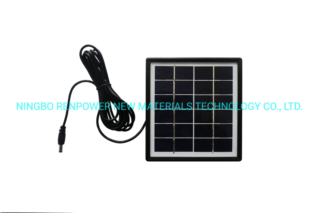 6W Outdoor Power Supply Portable Solar Direct Charging Board for Tents LED Camping Light