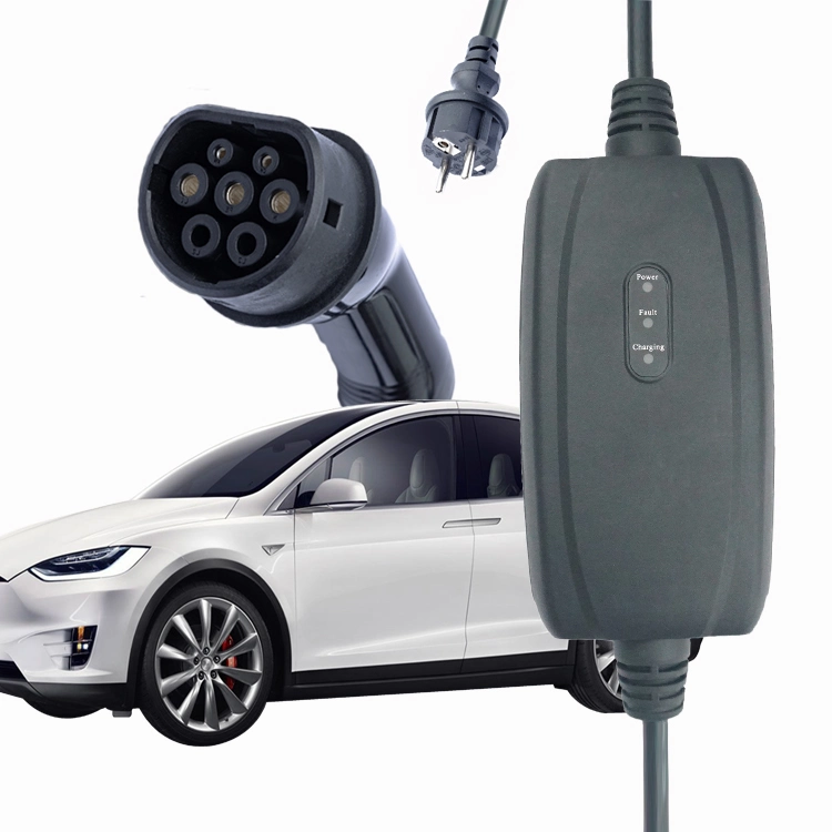 Wholesale IEC 62196 16A 3.5kw Electric Car Charger Level 2 Home Adaptor Charger Type 2 AC Portable EV Charging Station