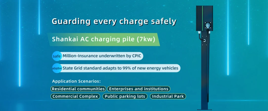 Electric Cars Family Using Wall Mounted AC Fast EV Charging Wallbox