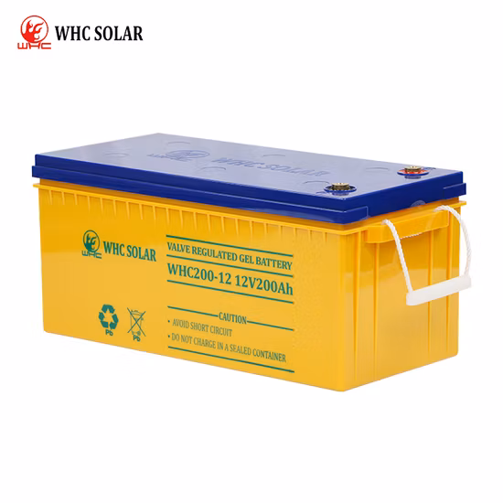 Gel 12V 200ah Deep Cycle Solarbatterien für netzunabhängige Solarsysteme